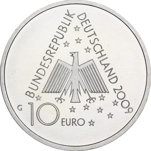 Silbermünze 10 Euro 2009 Jugendherbergswerk