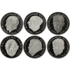 Deutschland-6x2DM-1974-2001-PP-AdenauerHeussSchumacherErhardStraußBrandt-RS