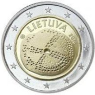 baltische Kultur 2 Euro Gedenkmünzen aus Litauen 2016
