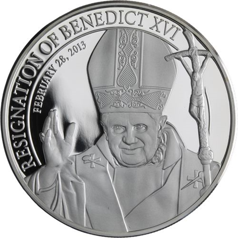 Cookinseln-5Dollar-2013-AGpp-RücktrittBenediktXVI-Etui