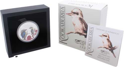 Australien-1 Dollar-2023-AGstgl-Farbe-Kookaburra-RS