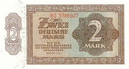 Banknotenserie Deutsche Notenbank 1948