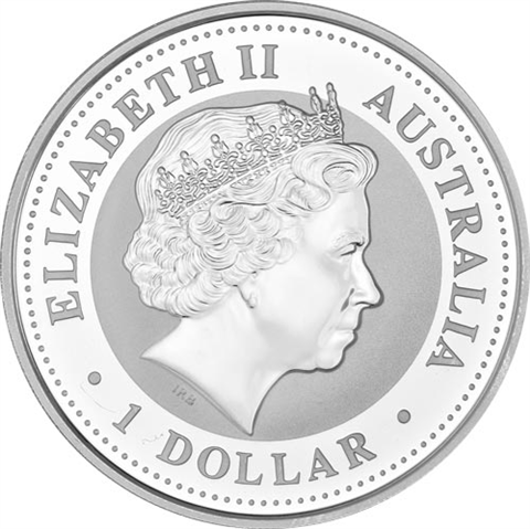 Australien-1-Unze-Silber-2004---1-Dollar-Kookaburra-RS