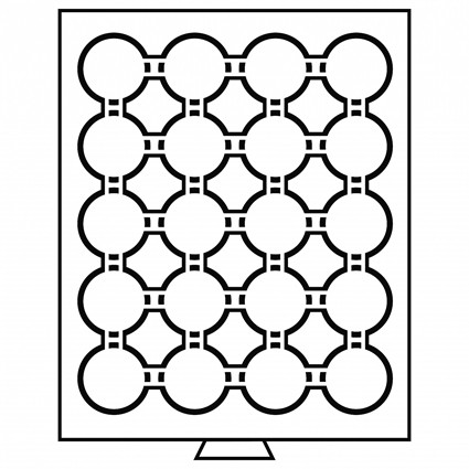 312454 - Münzbox 20 Fächer für CAPS 41 