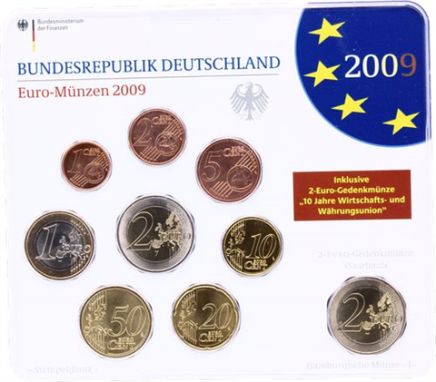 Deutschland-5,88 Euro-2009-Stgl-Kurs-MzzJ-VS