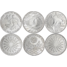 Deutschland-6x10DM-1972-AgStgl-OlyMünchen-RS