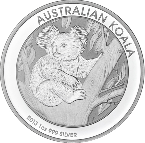 Australien-1Dollar-2013-Silbermünze-1Oz-Koala-RS