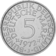 Deutschland 5 DM 1972 J Silberadler  