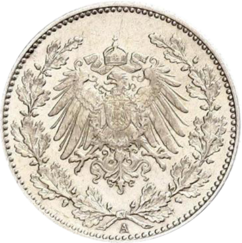 Kaiserreich-50-Pfennig-1896-1903-Jäger-15-I