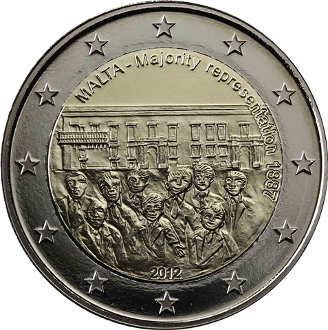 Malta 2 Euro 2012 PP Mehrheitswahlrecht I