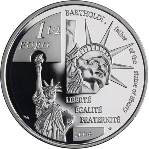 Frankreich-1,5Euro-2004-AGpp-Bartholdi-RS
