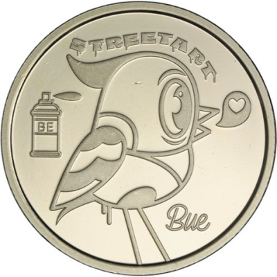 Belgien-2,5 Euro-2025-Messingstgl-Street Art-RS