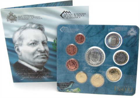 SanMarino-8,88Euro-2012-CuNiAgStgl-Pascoli