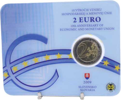 Slowakei-2 Euro-2009-bfr-WWU-Coincard-VS