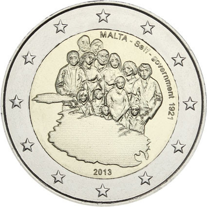 Malta 2 Euro 2013 PP  Autonomie 