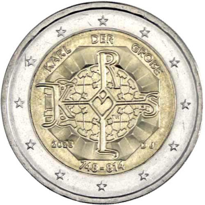 Deutschland-2Euro-2023-Karl-der-Große-J