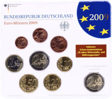 Deutschland-5,88 Euro-2009-Stgl-Kurs-MzzF-RS