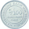 N 36 -  5/100 Verrechungsmarke Hamburger Bank 1923