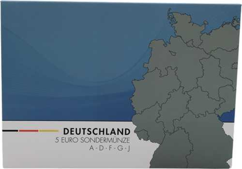 Deutschland-5x5Euro-2020-stglMzz A-J-Subpolare Zone-Box offen