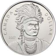 Kanada 1 Dollar 2007 Stgl. Thayendanegea - Joseph Brant-I