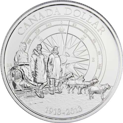 Kanada 1 Dollar 2013  Arktis Expedition-I