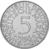 Deutschland 5 DM 1956 F Silberadler