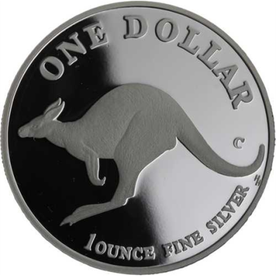 Australien-1 Dollar-1998-AGpp-Känguru-RS
