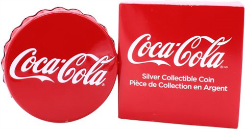 Fiji-1 Dollar-2018-AGpp-Cola Deckel-Etui