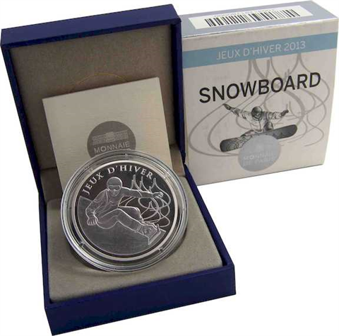 Frankreich 10 Euro 2013 Olympische Winterspiele Sotschi - Snowboarding 1