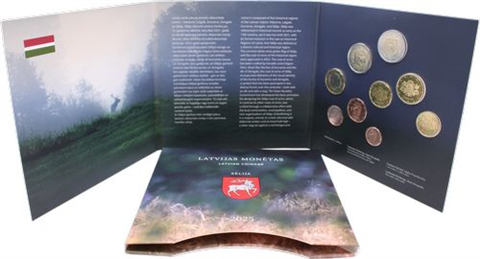 Lettland-5,88 Euro-2025-KMS Seleja-FolderI