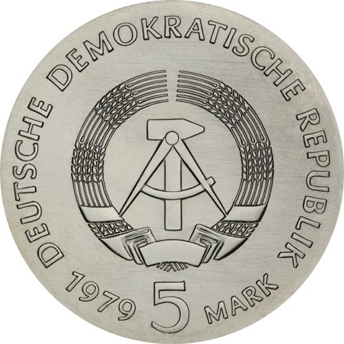 J.1572 - DDR 5 Mark 1979 - Albert Einstein