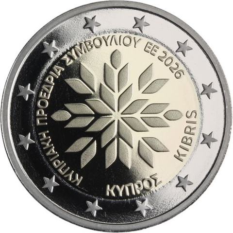 Zypern-2 Euro-2026-PP-Ratspräsidentschaft-Etui
