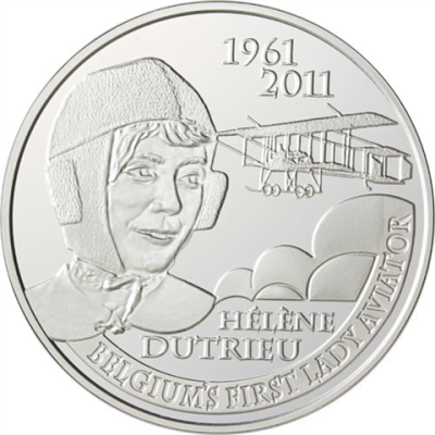 Belgien 5 Euro 2011 Internationaler Frauentag Helene Dutrieu - I