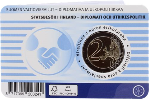 Finnland-2 Euro-2025-Stgl-Diplomatie-Coincard Blau-RS_ergebnis