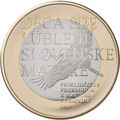 Slowenien 3 Euro 2019 bfr. Region Prekmurje