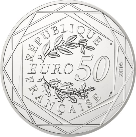 Frankreich 50 Euro 2016 Stgl. Der Kleine Prinz und der Fuchs 1