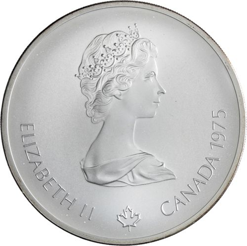 Kanada-14x10+14x5 Dollar-1973-1976-AGstgl-Olymp Montreal 76-Etui