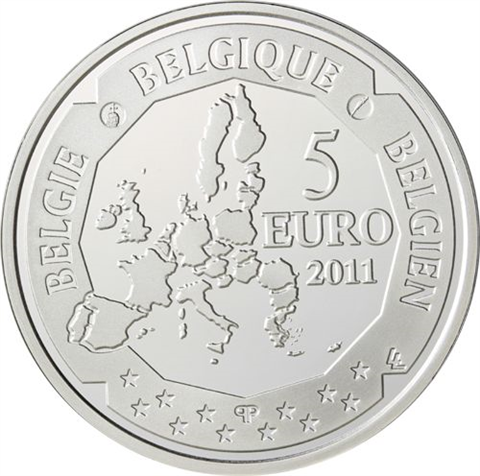 Belgien 5 Euro 2011 Internationaler Frauentag Helene Dutrieu - I
