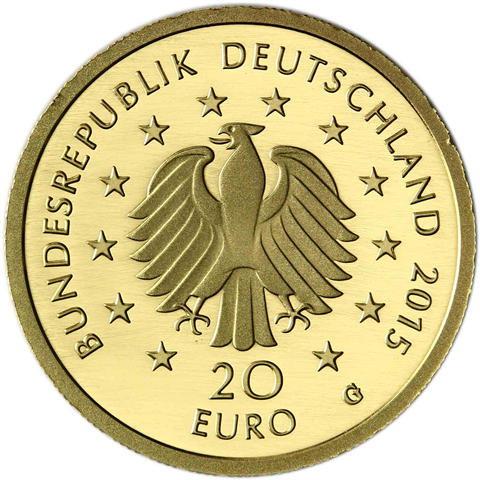 Deutschland 20 Euro 2015 Sgl. Deutscher Wald Linde