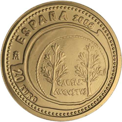 Spanien-20 Euro-2008-AUpp-Aureo-RS