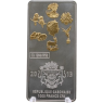 Gabun-1000 Francs-2013-AGstgl-vergoldet-Maple Leaf-VS