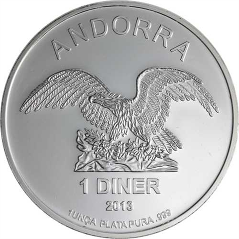 Andorra-1 Diner-1Unze-2013-AGstgl-Kuh-RS