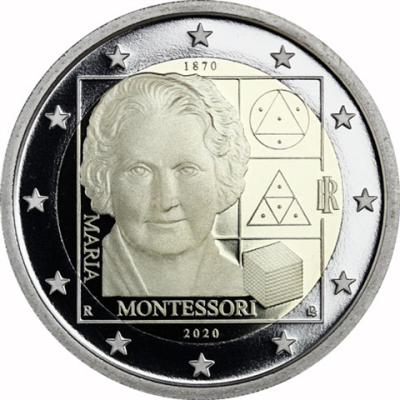 Italien-2-Euro-Maria-Montessori-PP-I