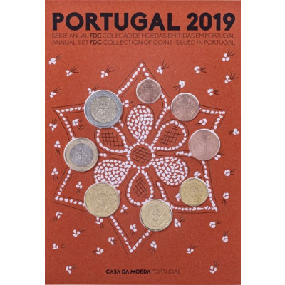 Portugal KMS 2019 - FDC - 3,88 Euro Nominal- bestellen bei Historia Hamburg Münzhandelshaus 