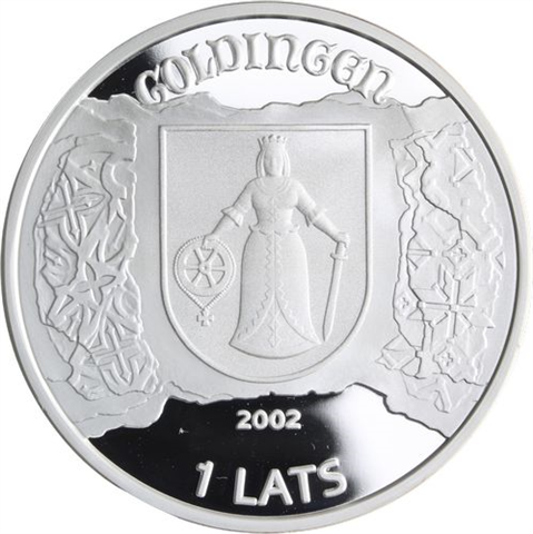 Lettland-1 Lats-2002-AGpp-Kuldiga-RS