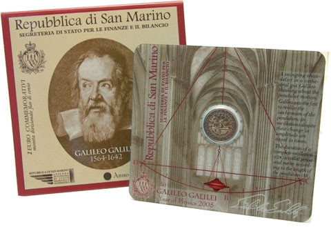 Galileo Jahr der Physik 2005 Sondermünze