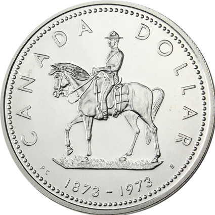 Kanada1Dollar1973BerittenePolizei