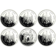 Deutschland-5x10DM-2000-AgPP-KarlderGrosseADFGJRSVS