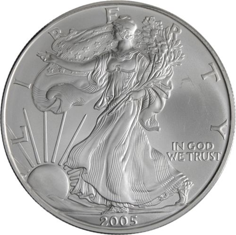 USA-1 Dollar-2005-AGstgl-Silver Eagle-RS