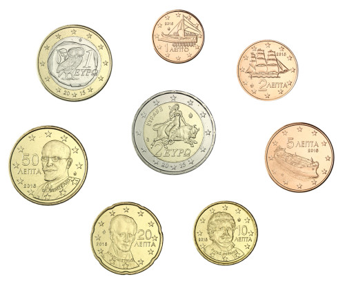 Griechenland 3,88 Euro 2015 Stgl. KMS Antike Landschaft Epirus1 Cent bis 2 Euro im Folder
